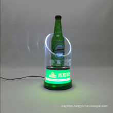 Acrylic Single beer display Wine Bottle Holder Rack Bar LED Bottle Glorifier Base